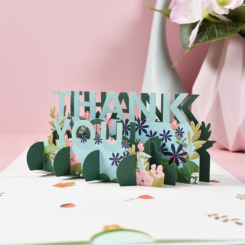 Pop Up Thank You Card Desserts Delivered Bakery