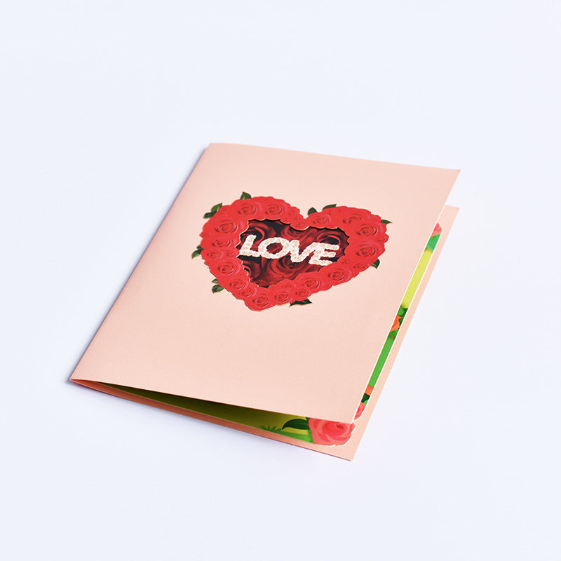 Pop Up Love heart Card