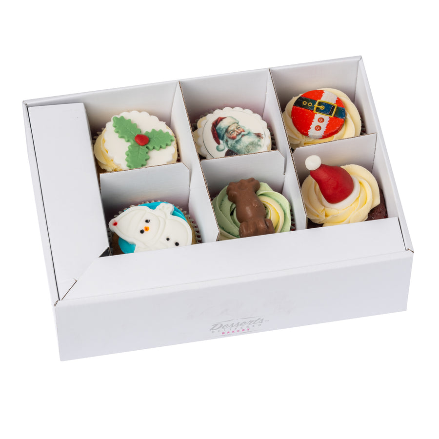 Variety Christmas Cupcakes Box