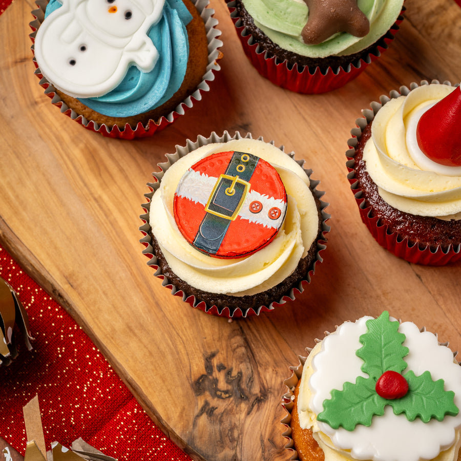 Variety Christmas Cupcakes Box