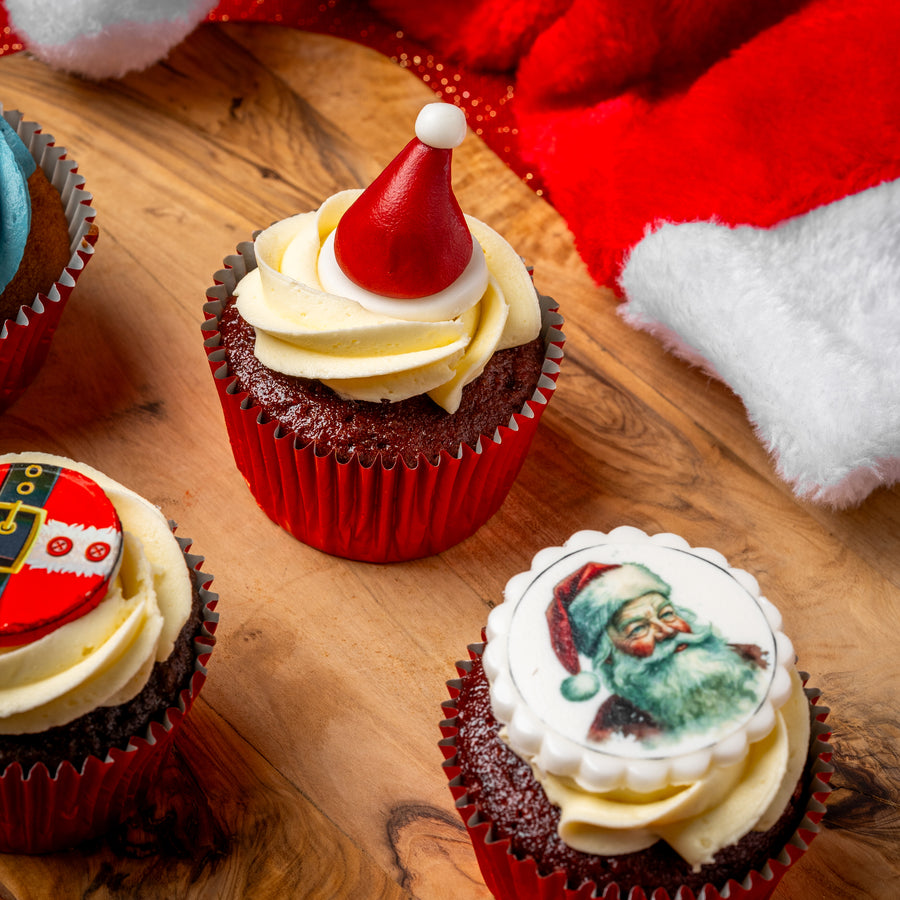 Variety Christmas Cupcakes Box