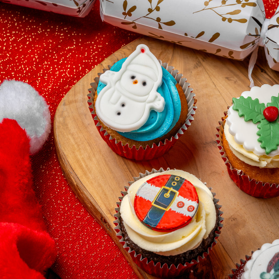 Variety Christmas Cupcakes Box