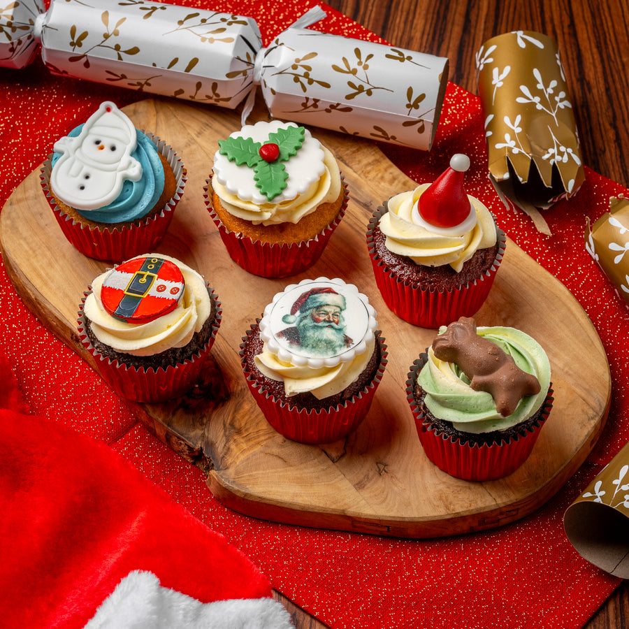 Variety Christmas Cupcakes Box