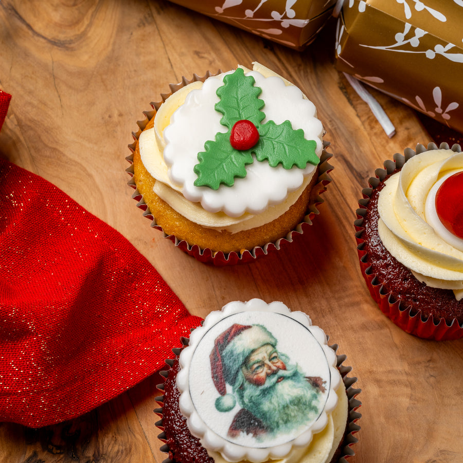 Variety Christmas Cupcakes Box