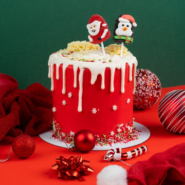 The Deluxe Christmas Cake (red)