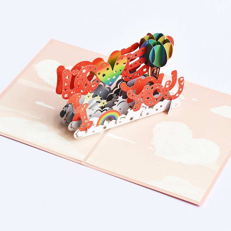 Pop Up I Love You Card Desserts Delivered Bakery