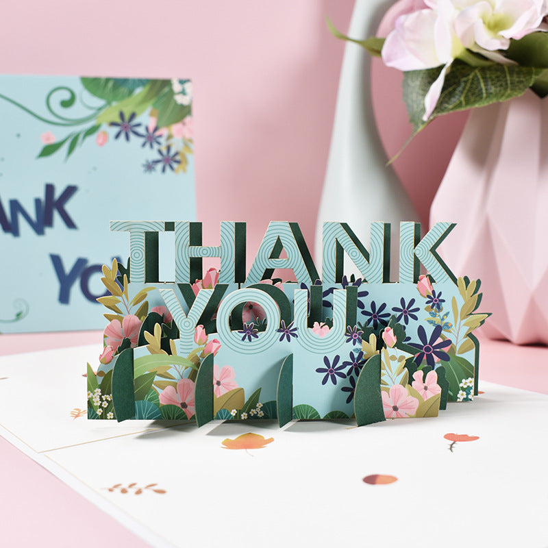 Pop Up Thank You Card Desserts Delivered Bakery