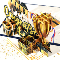 Pop Up Congrats Card