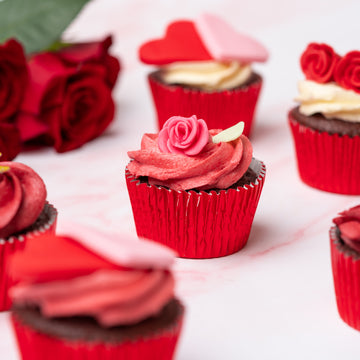 Love Heart/Rose Assorted Cupcakes
