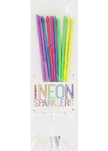 10 Neon sparklers (Neon Colour)