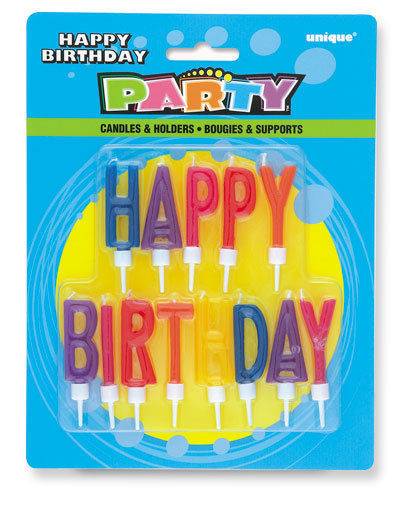 12 Set Happy Birthday Candles – Desserts Delivered Bakery