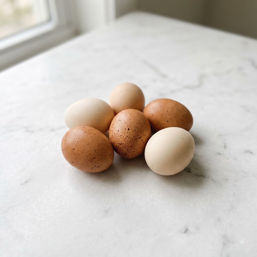 Free-range eggs